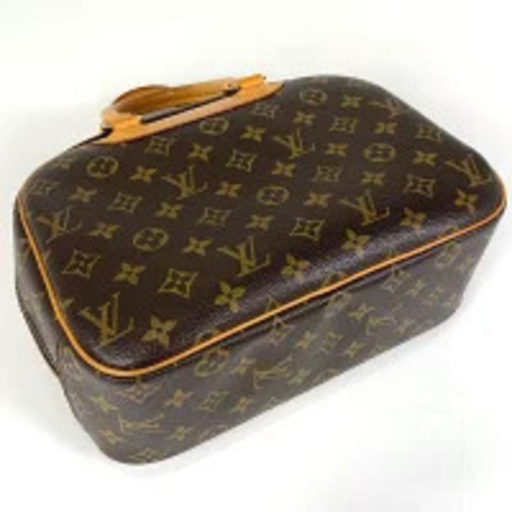 Louis Vuitton Brown Bag Boston Trouville Monogram Handbag - Picture 1 of 7